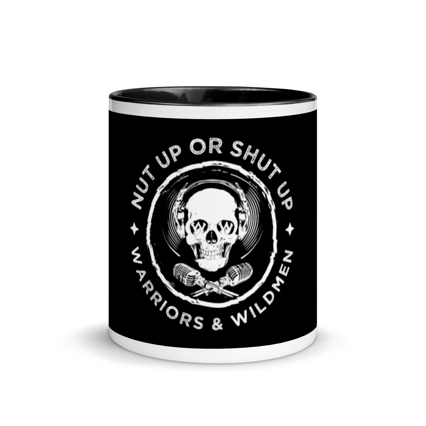 Nut Up or Shut Up - Black Coffee Mug